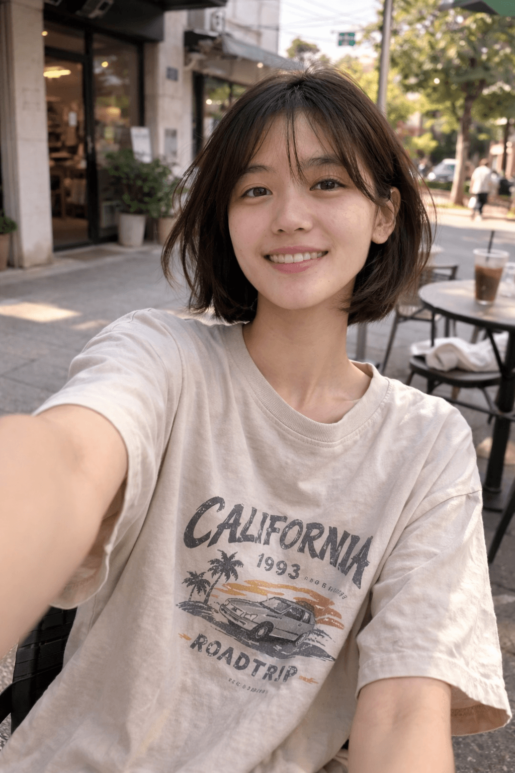 Original selfie before AI headshot generation